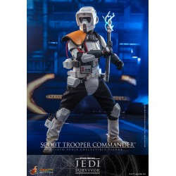 Figura Scout Trooper Commander Star Wars Jedi Survivor Escala 1/6 Hot Toys