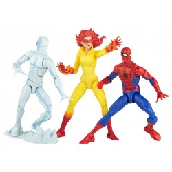 Pack 3 Figuras Spiderman And His Amazing Friends Marvel Legends Hasbro