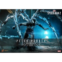 Figura  Spider-Man 2 - Peter Parker Black Suit Escala 1/6 Hot Toys