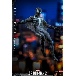 Figura  Spider-Man 2 - Peter Parker Black Suit Escala 1/6 Hot Toys