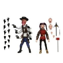 Pack de 2 Figuras Ultimate Six-Shooter & Jester Puppet Master  Neca
