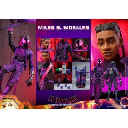 Figura Miles G. Morales  Spider-Man: Cruzando el Multiverso Escala 1/6 Hot Toys