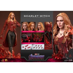 Figura Bruja Escarlata Vengadores Endgame Scarlet Witch Escala 1/6 Hot Toys