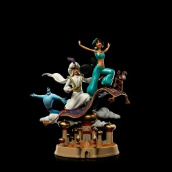 Estatua Aladdin and Jasmine Deluxe  Escala 1/10 Iron Studios