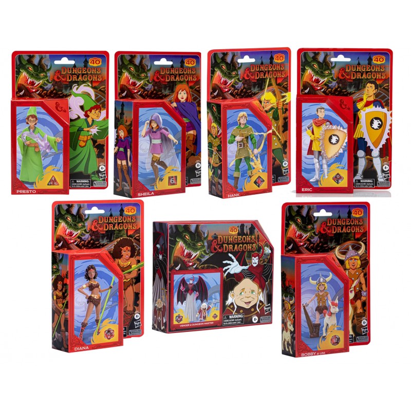 Set 8 Figuras  Dragones Y Mazmorras Hasbro