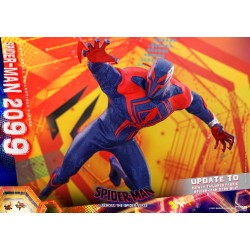 Figura Spiderman 2099 Spider-Man Cruzando el Multiverso Hot Toys