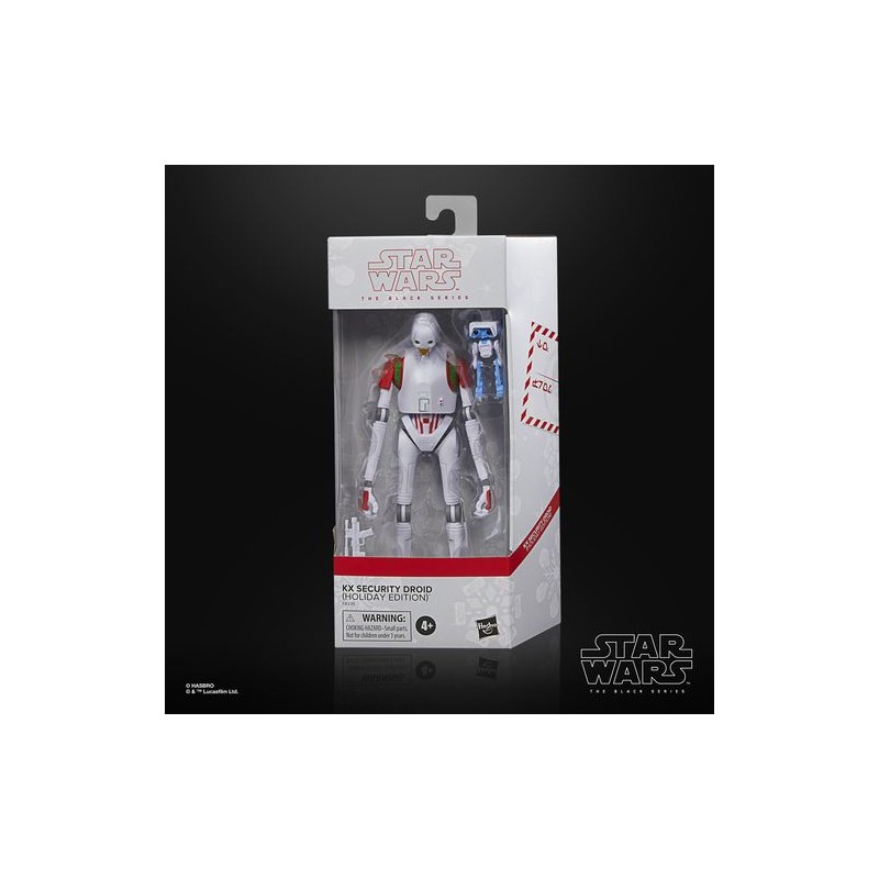 Figura KX Security Droid (Holiday Edition) Black Series  Star Wars Hasbro