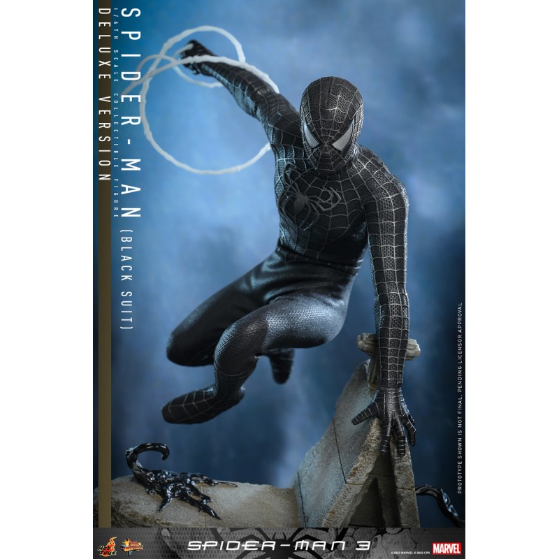 Figura Spiderman 3 Traje Negro Black Suit Deluxe Version Hot Toys
