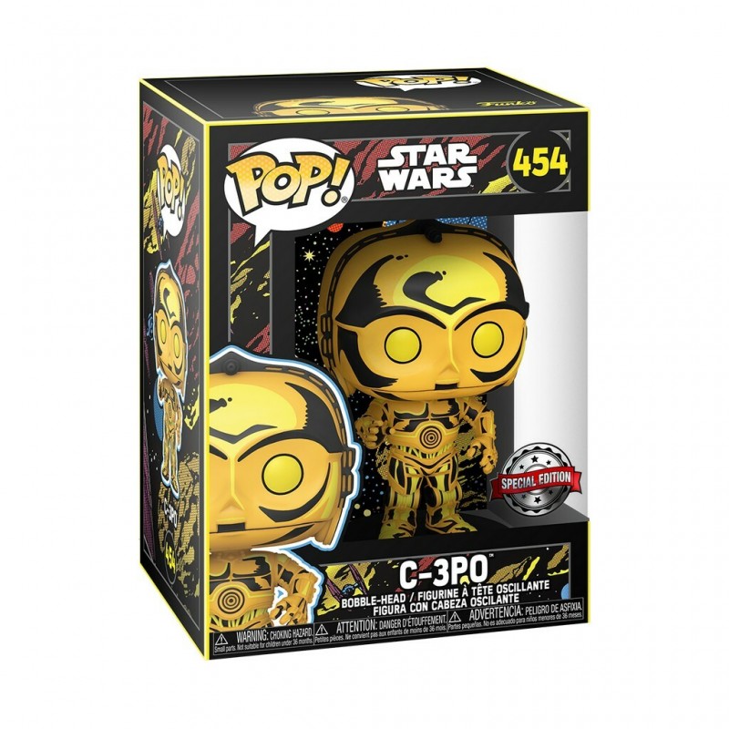 Figura C3PO Star Wars Retro Series POP Funko 454