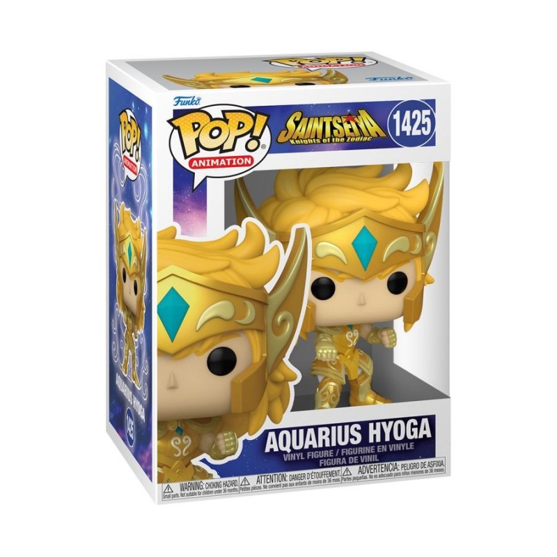 Figura Aquarius Hyoga Caballeros Del Zodiaco POP Funko 1425
