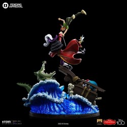 Estatua Peter Pan vs Hook Deluxe Escala 1/10 Iron Studios