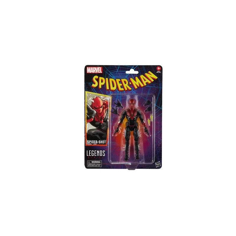 Figura Spiderman Spider-Shot Marvel Legends Series Hasbro
