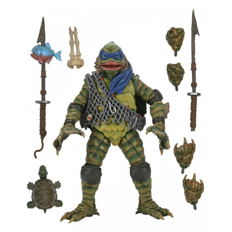 Figura  Leonardo as the Creature Universal Monsters x Tortugas Ninja Neca