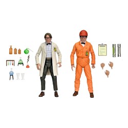 Pack Figuras Lab Coat Professor Perry and Hazmat Suit Professor Perry TMNT II: The Secret of the Ooze 2