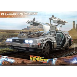 DeLorean Regreso al Futuro III Hot Toys Escala 1/6