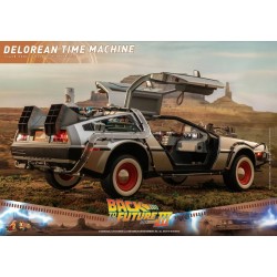 DeLorean Regreso al Futuro III Hot Toys Escala 1/6