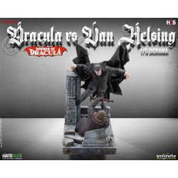 Diorama Dracula Vs Van Helsing 1/6 Horror Of Dracula Infinite Statue Kaustic Plastik