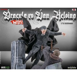 Diorama Dracula Vs Van Helsing 1/6 Horror Of Dracula Infinite Statue Kaustic Plastik