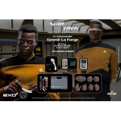 Figura Geordi La Forge Standard Version Star Trek: The Next Generation Escala 1:6 Exo-6