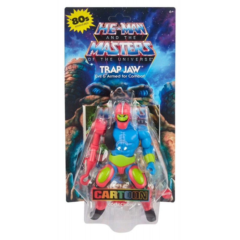 Figura Trap Jaw Cartoon Collection Masters of the Universe Origins Mattel