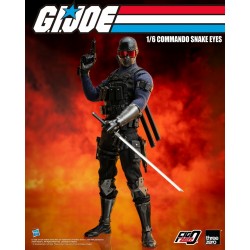 Figura G.I. Joe: Commando Snake Eyes Escala 1:6 Threezero
