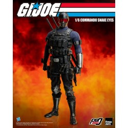 Figura G.I. Joe: Commando Snake Eyes Escala 1:6 Threezero