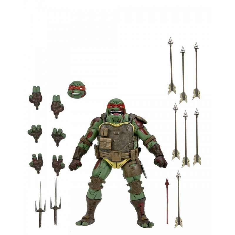 Figura Ultimate First to Fall Raphael  Teenage Mutant Ninja Turtles: The Last Ronin Tortugas Ninja Mirage Comics Neca