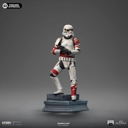 Estatua Night Trooper  Star Wars Ahsoka Art Scale Escala 1/10 Iron Studios