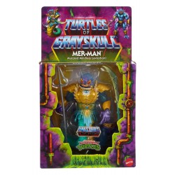 Figura Deluxe Mer-Man MOTU x TMNT Masters of the Universe Tortugas Ninja Masters del Universo Mattel