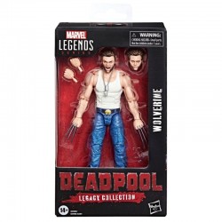 Figura Lobezno Wolverine Deadpool Legacy Collection Marvel Legends Hasbro