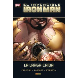 El Invencible Iron Man 7 La Larga Caida Marvel Deluxe Panini Comics