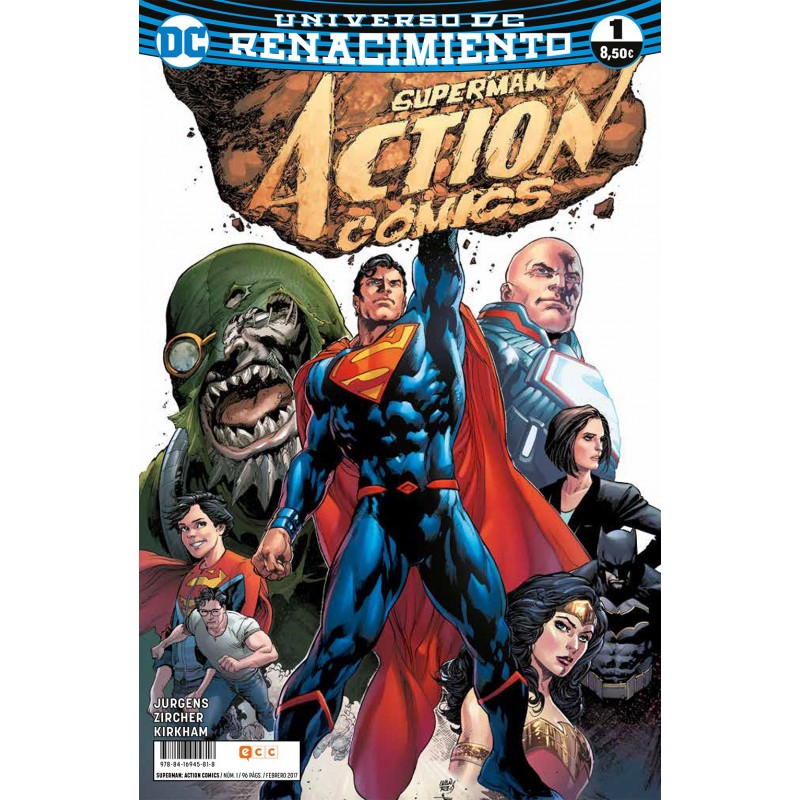 Comprar Superman Action Comics 1 Renacimiento DC Comics ECC Ediciones
