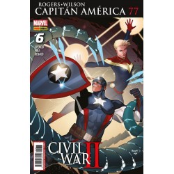 Capitán América. Rogers / Wilson 77 Panini Comics Marvel