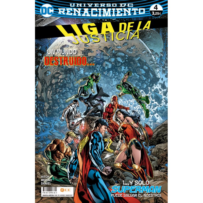 Liga de la justicia 59 Renacimiento ECC Ediciones DC Comics