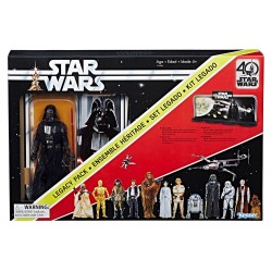 Darth Vader 40 Aniversario Star Wars Figura Black Series Legacy Pack