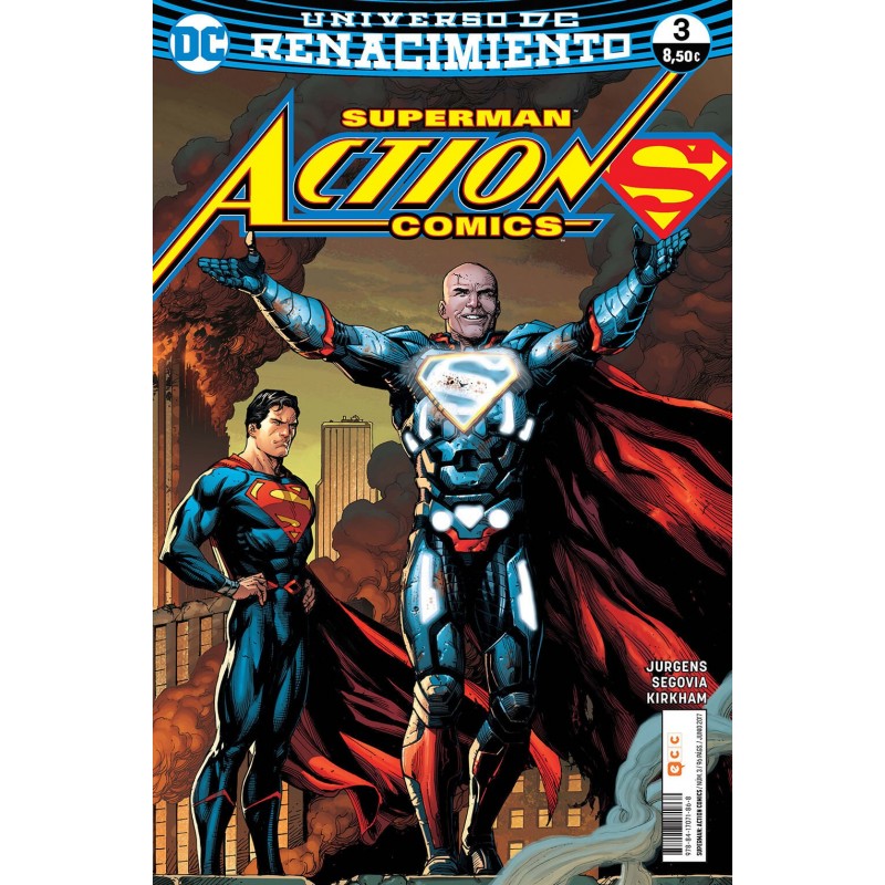 Comprar Superman Action Comics 3 Renacimiento DC Comics ECC Ediciones