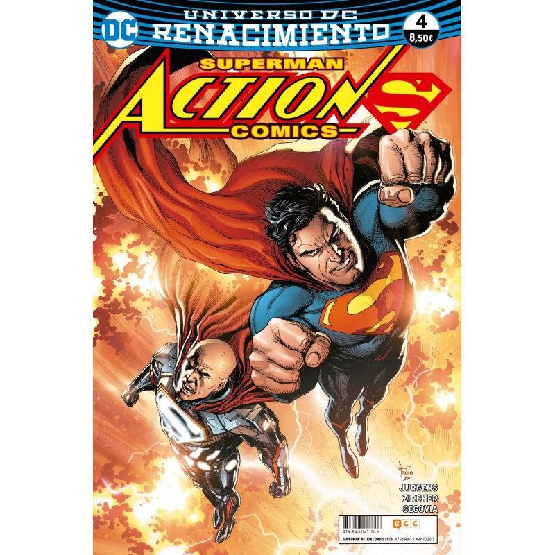Comprar Superman Action Comics 4 Renacimiento DC Comics ECC Ediciones