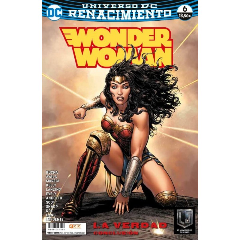 Wonder Woman 20 Renacimiento DC Comics ECC Ediciones