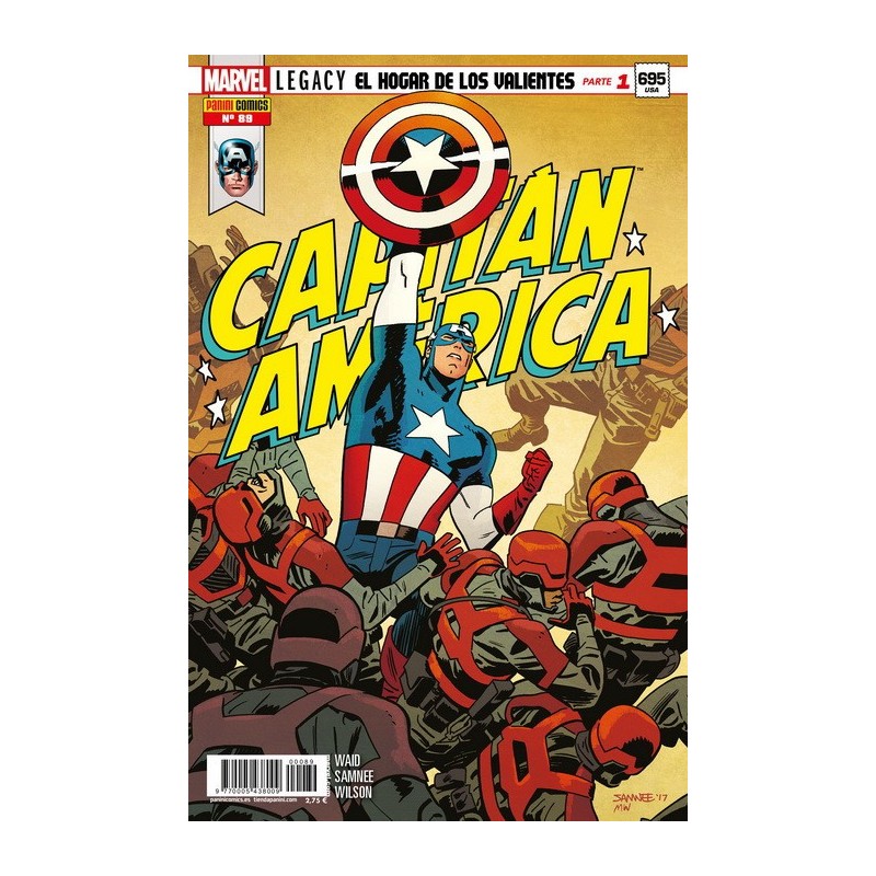 Capitán América. Rogers / Wilson 89 Panini Comics Marvel