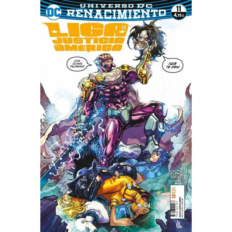 Liga de la Justicia de America 11 DC Comics ECC Ediciones Renacimiento