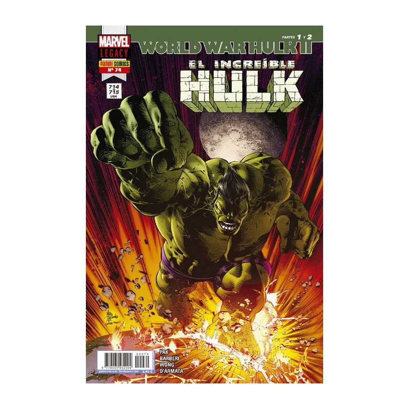 El Increíble Hulk 74 panini Comics
