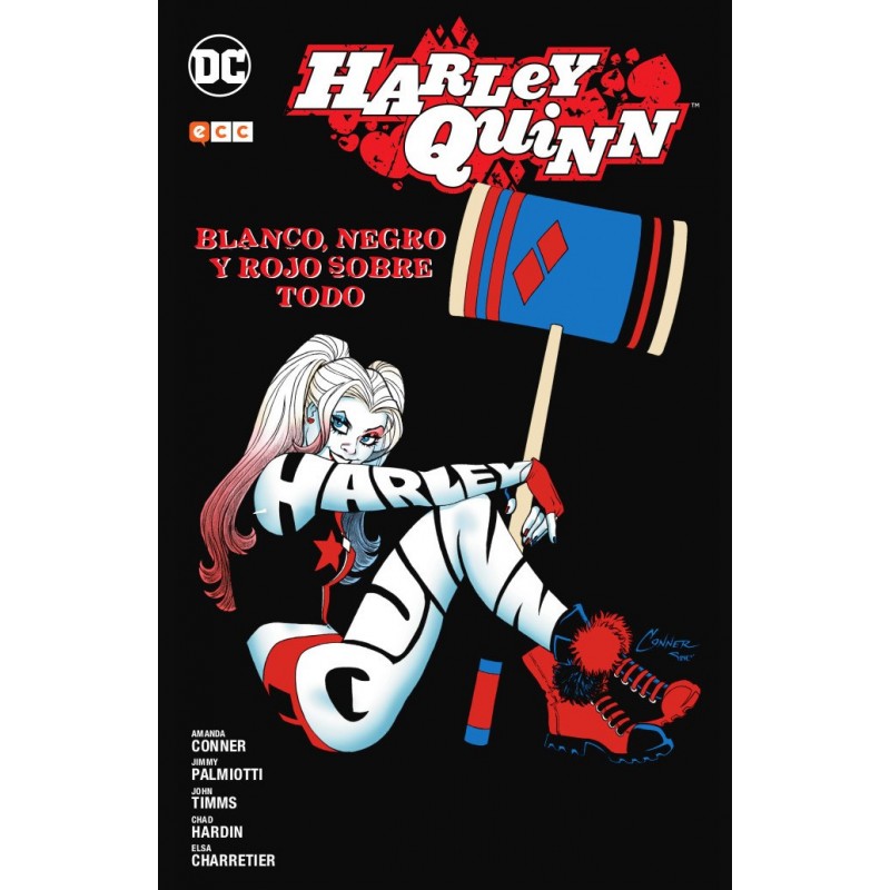 Harley Quinn. Blanco, Negro y Rojo Sobre Todo