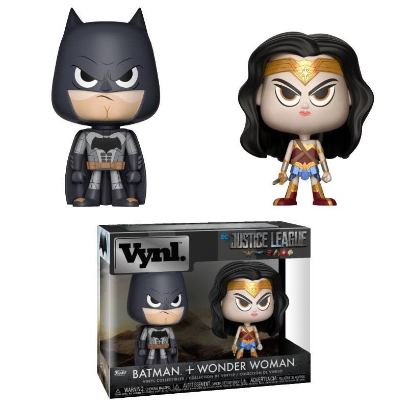 Batman y Wonder Woman Funko Pop Vynl Pack Figuras