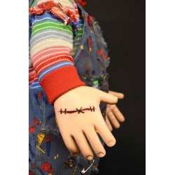 Figura Replica 1:1 Chucky Semilla de Chucky Muñeco Diabolico 89 cm