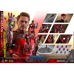 Figura Iron Man Mark LXXXV Battle Damage Avengers Endgame Hot Toys