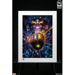 Sideshow Thanos Guantelete del Infinito Art Print