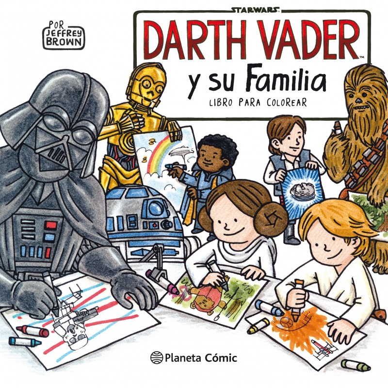 Star Wars. Darth Vader y su familia. Libro para Colorear