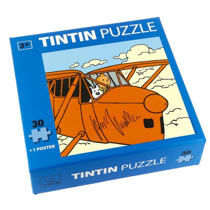 Puzzle Tintín. Modelo Avión