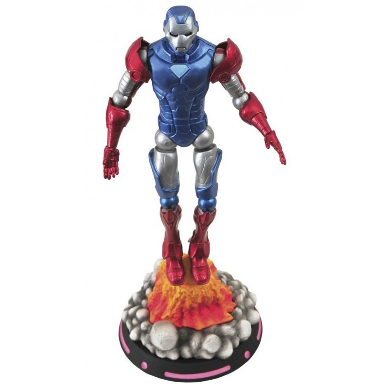 Figura Capitán América Iron Man. Portada What If? (Marvel Select)