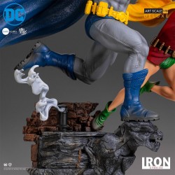 figura batman y robin iron studios ivan reis statue